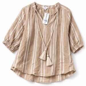 Women Bundle 2pcs Sweater & Blouse Size S &M Neutral Colors